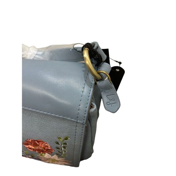 Elle Jae Gypset Painted Desert Crossbody Satchel Purse NWT Embroidered Blue - Picture 12 of 14